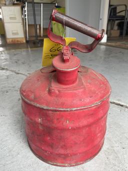 Vintage Metal Fuel Can