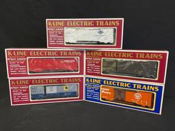 (5) K Line Box Cars