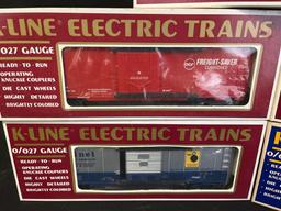 (5) K Line Box Cars