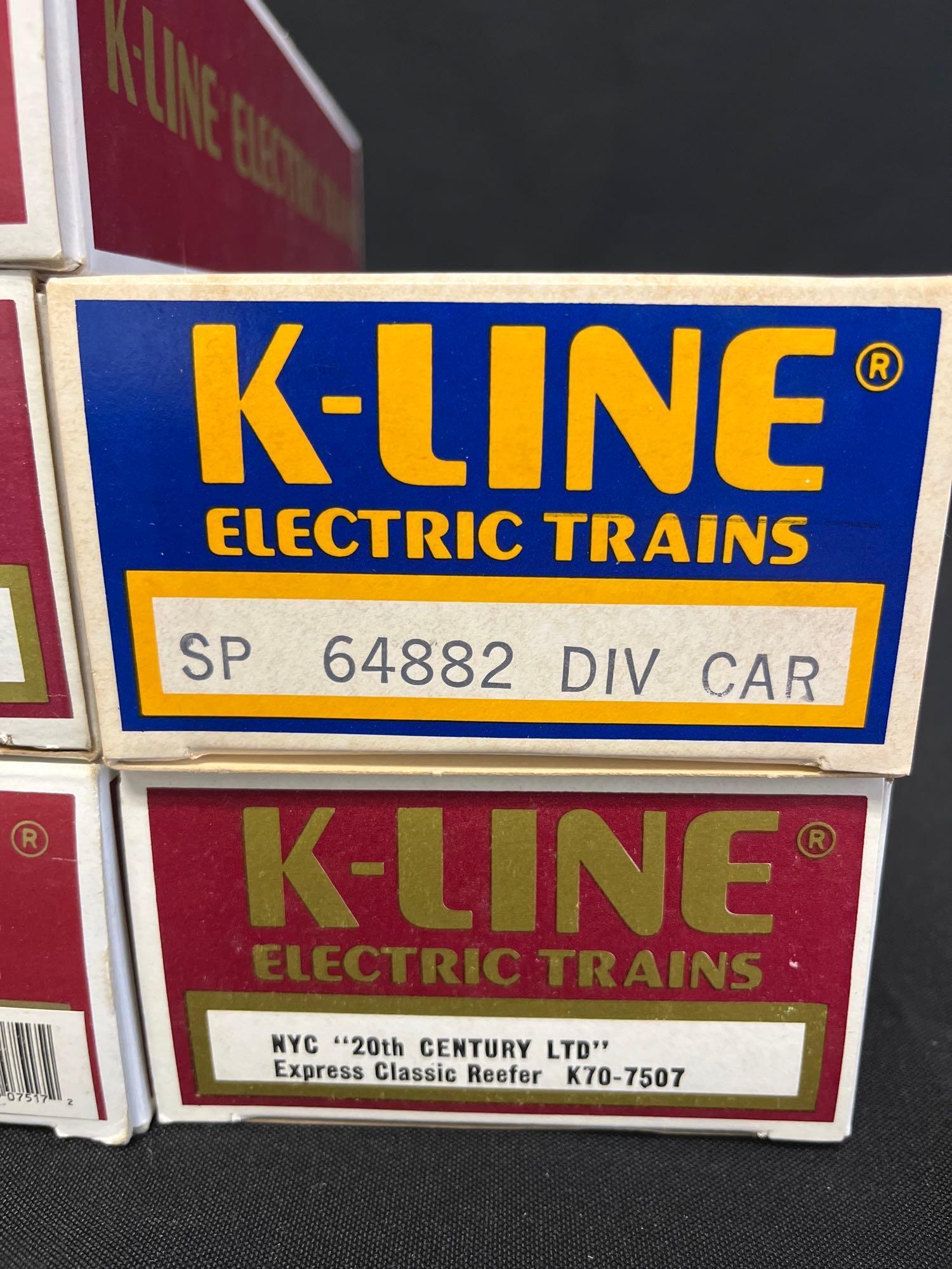 (5) K Line Box Cars