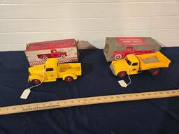 2 Minature Trucks w/ Boxes