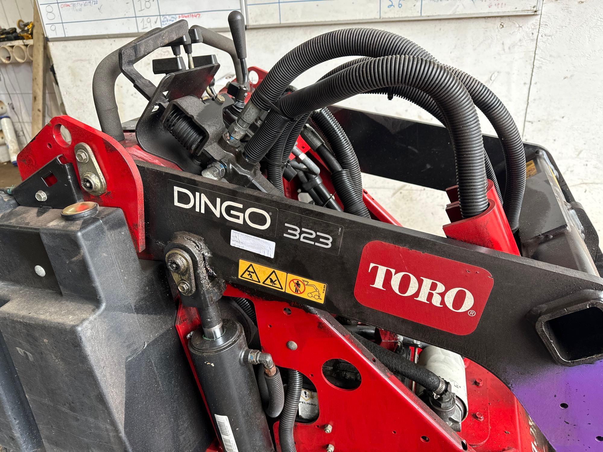 2020 Toro Dingo 323 with 41 inch Material Bucket