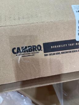 New in box Cambro 14x18 lunch trays 768 trays