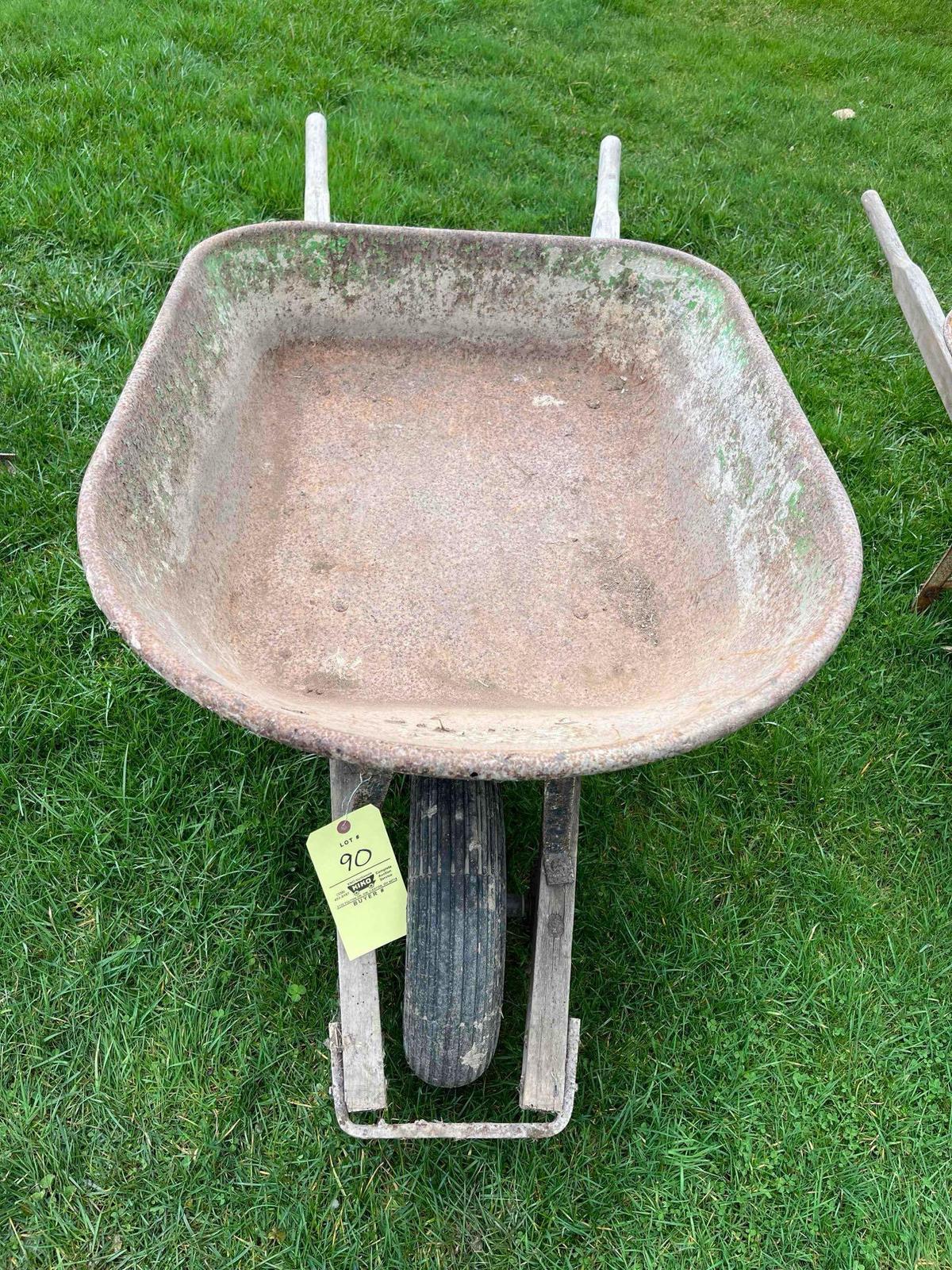 Metal Wheel Barrel