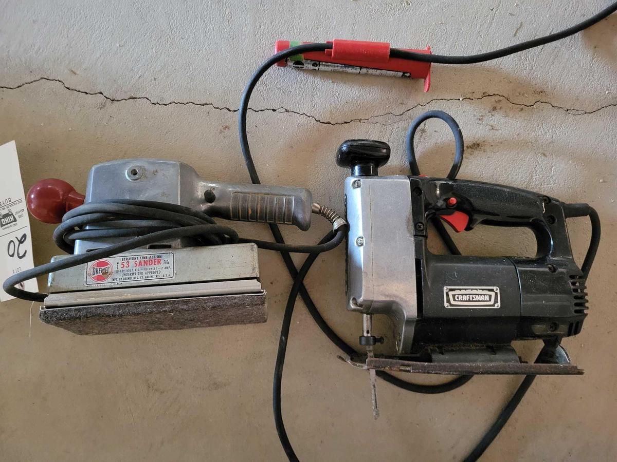 Craftsman Jigsaw, Dremel 53 Sander