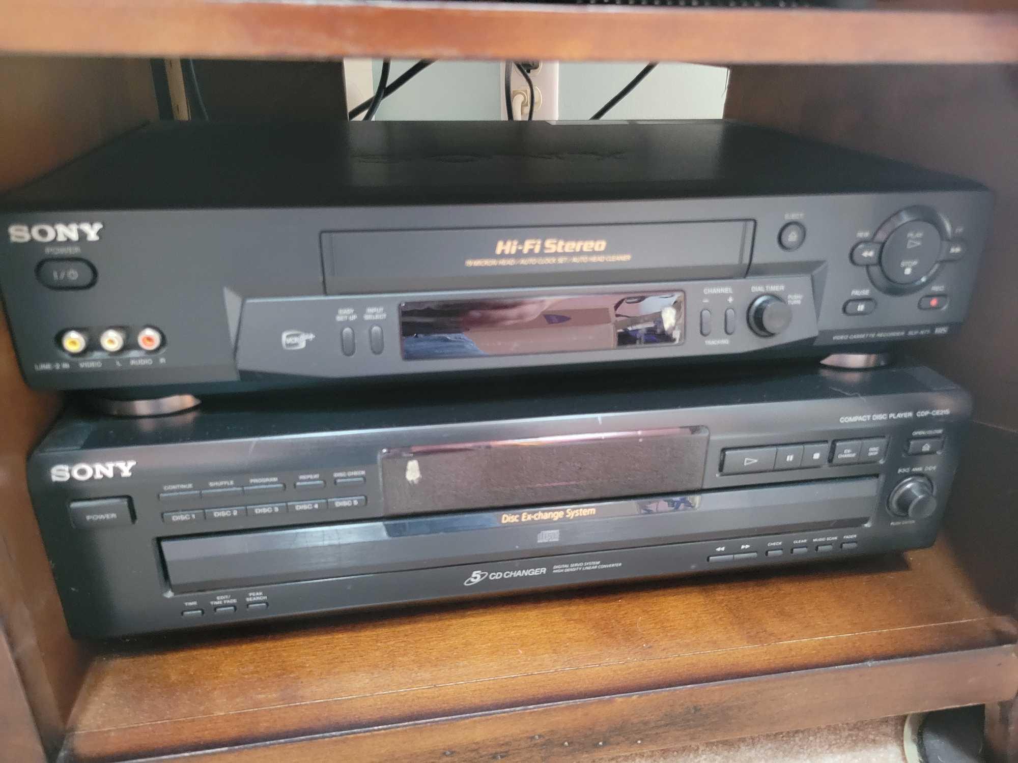 Samsung Sound bar and subwoofer, Integra Stereo, Sony DVD Players, Stereo