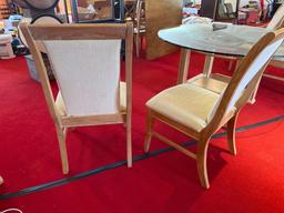 Glass Top Dining Table with (4) Chairs