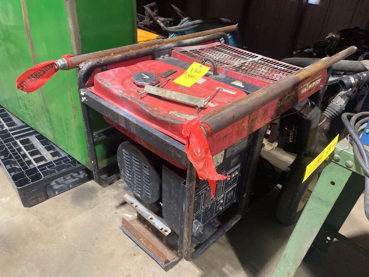 Honda 1100 watt gas generator, needs engine work.