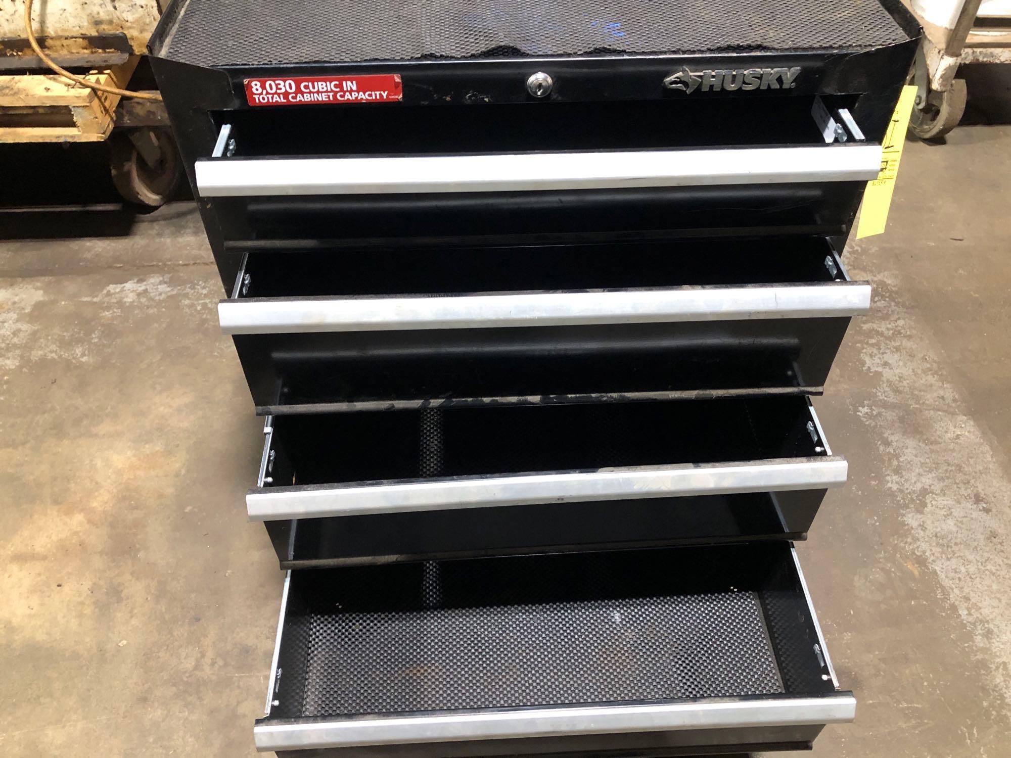 Tool box, black bottom section with casters, new.