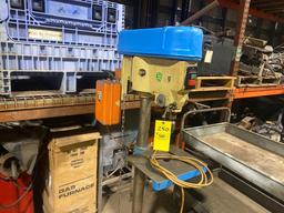 Drill press; ...in. chuck, 120V, multiple speed, commercial duty, working condition.