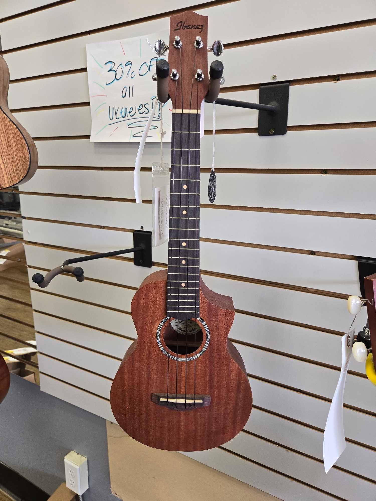 New Ibanez UEW5 Concert Ukulele