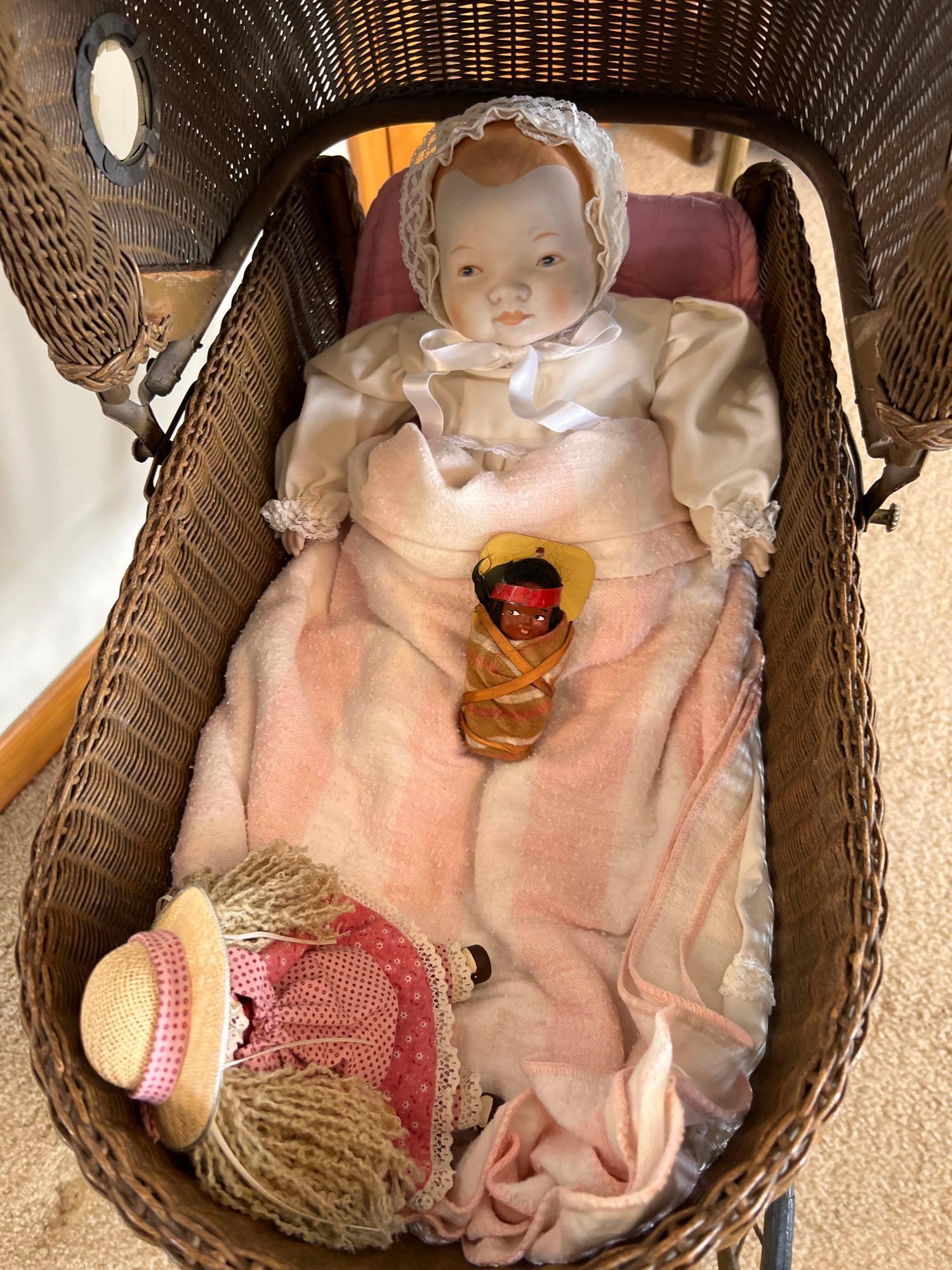 Early Baby Buggy with Dolls