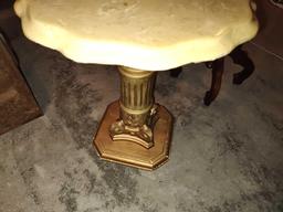 2 Marble Top Stands