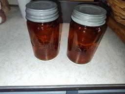 Canning Jars, Wan-eta Cocoa Jar, Mason, Jumbo Peanut butter