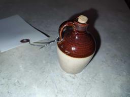 Early Mini Crock Advertising Jug Compliments of Wm Roether 584 Woodville st