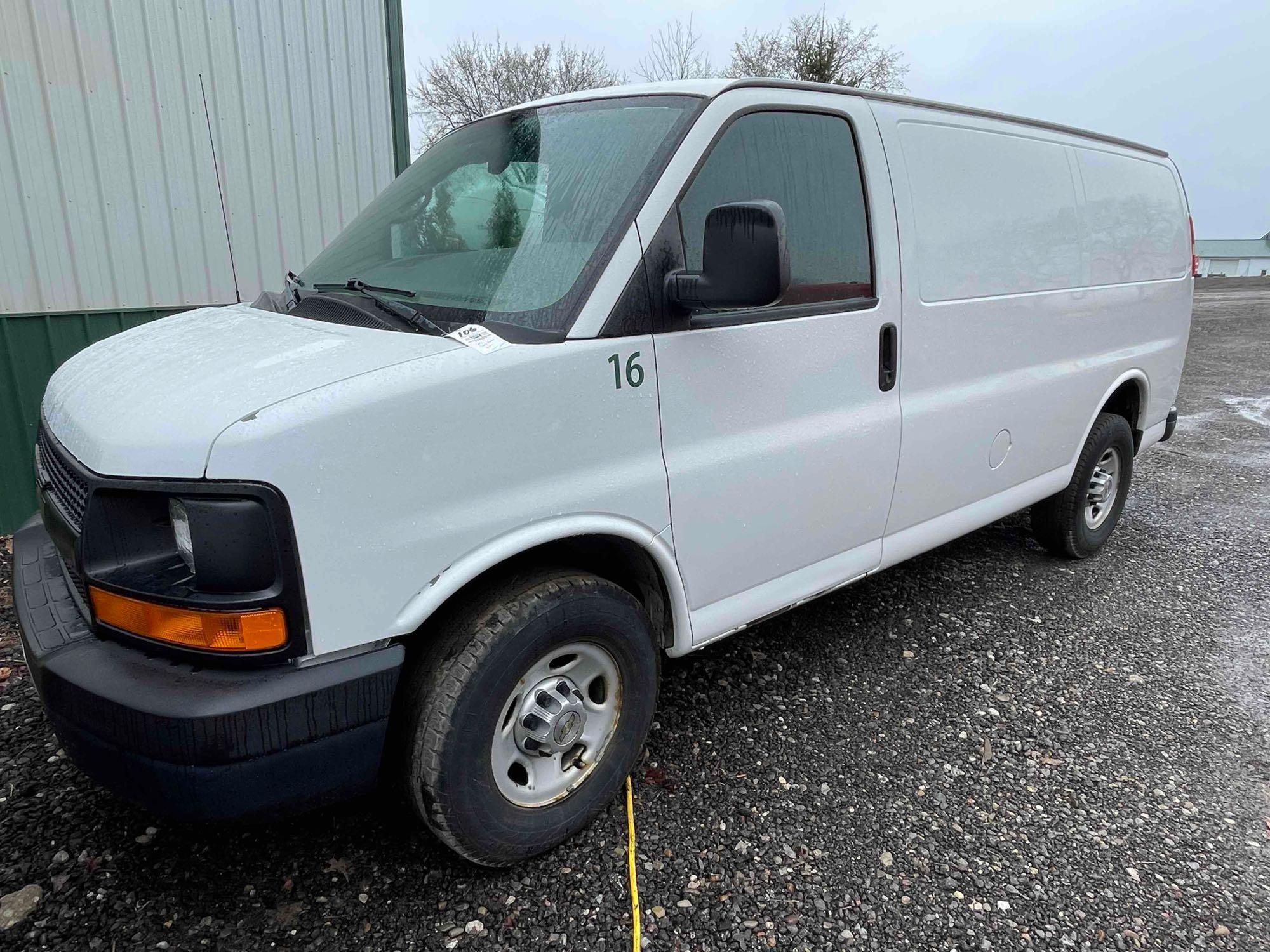 2012 Chevy Express Cargo van 65,201 mi.