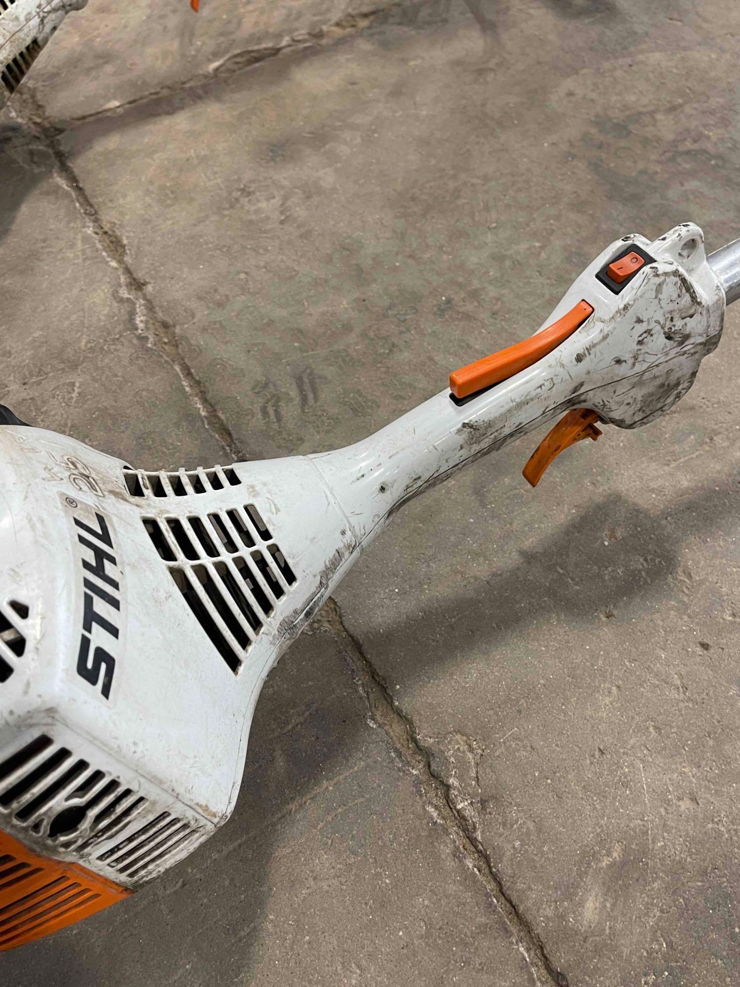 STIHL weed whip, runs