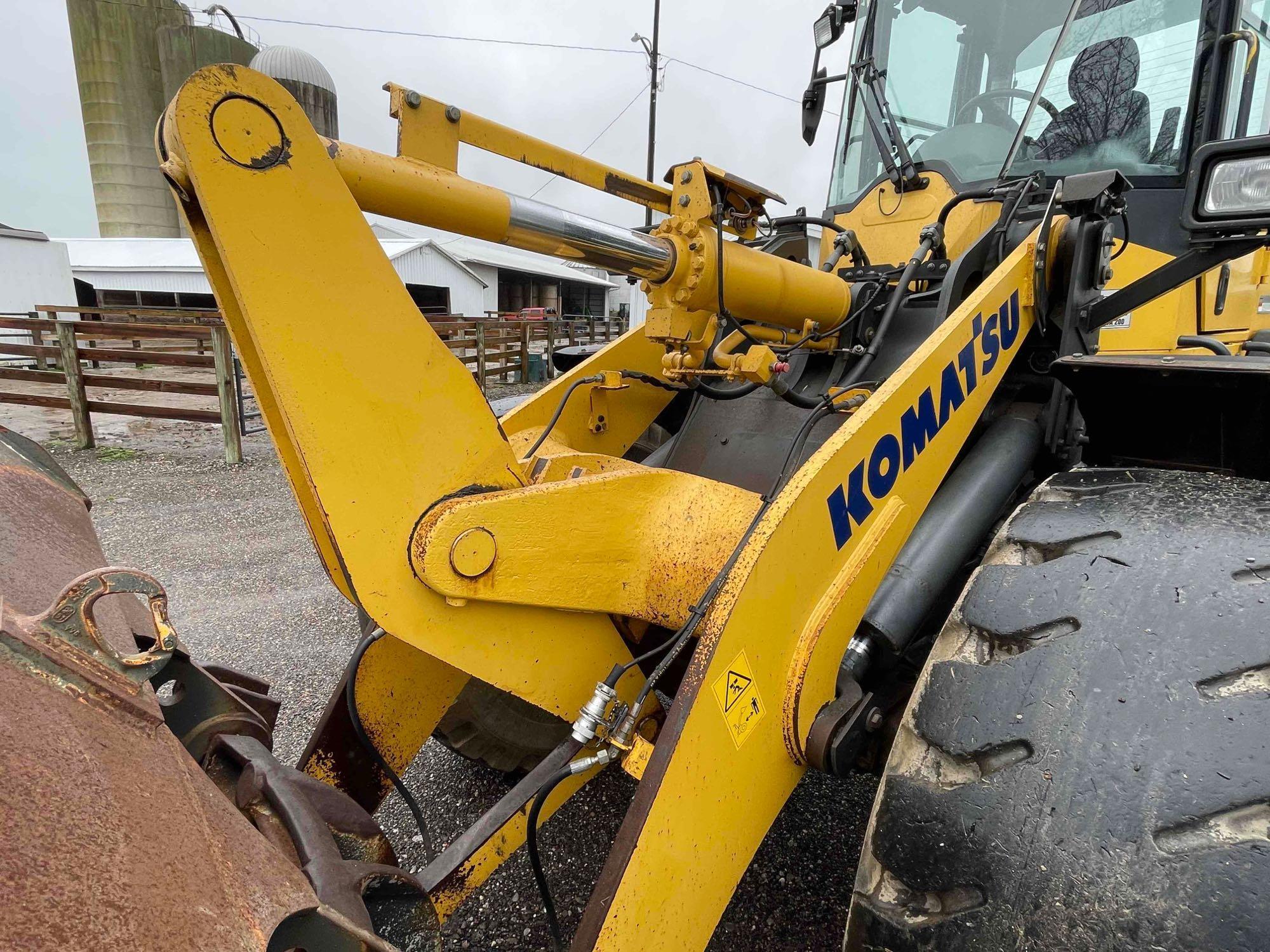 2016 Komatsu WA 200-7 Wheel Loader with hyd. quick coupler. 5,397 hrs, very clean