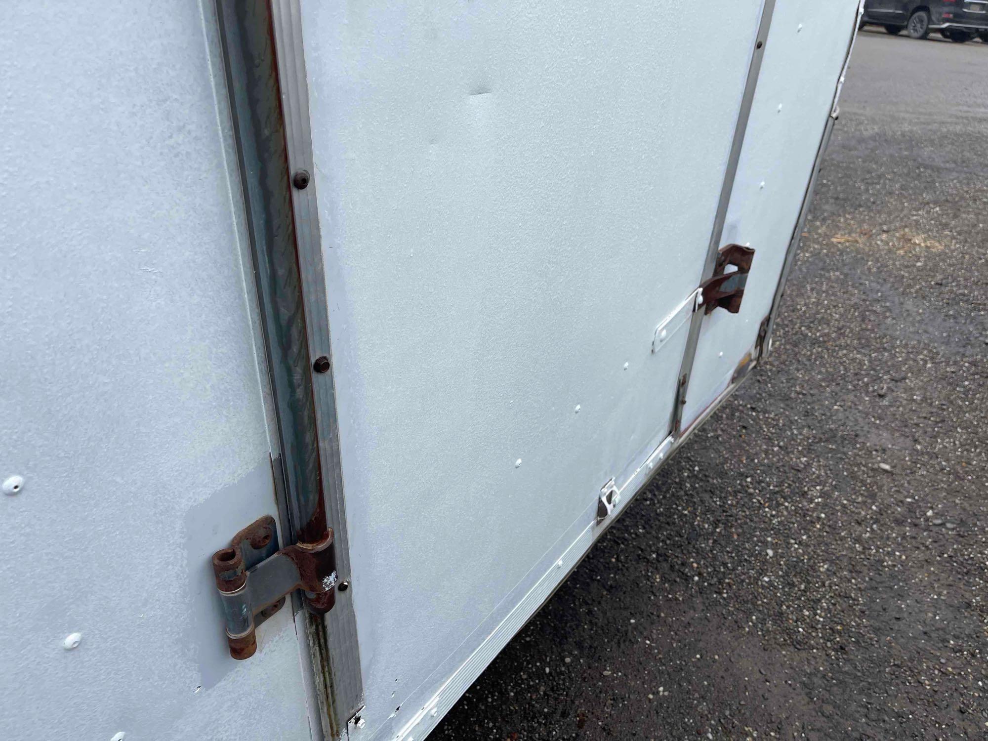 2001 (7 1/2ft x 14ft) cargo trailer with barn doors.