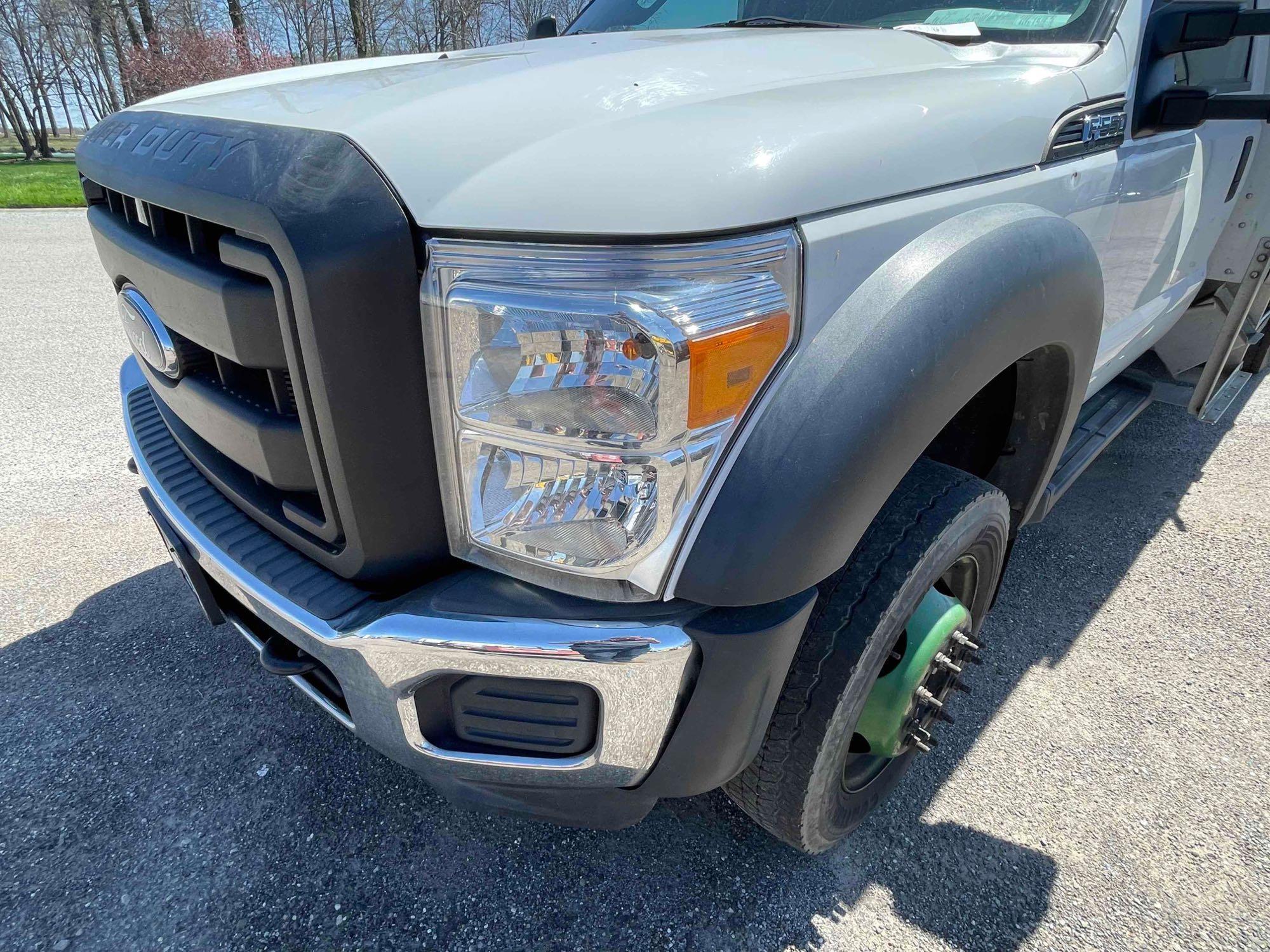 2014 Ford F-550 Dump Truck 4x4 with alum toolbox; 83,278 mi.