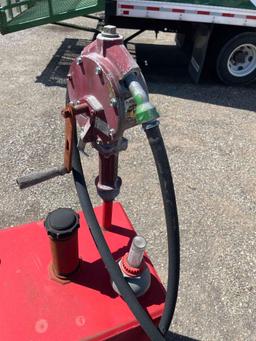 Gas Caddy steel fuel tank with hand pump