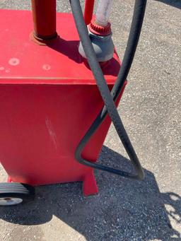 Gas Caddy steel fuel tank with hand pump