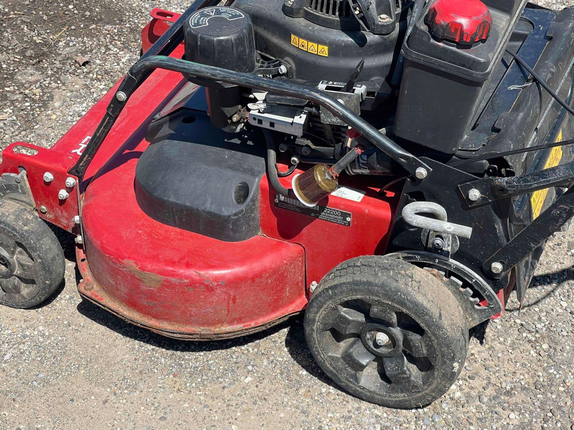 Toro commercial push mower with Kawasaki engine