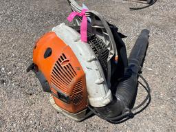 STIHL BR600 backpack blower, runs