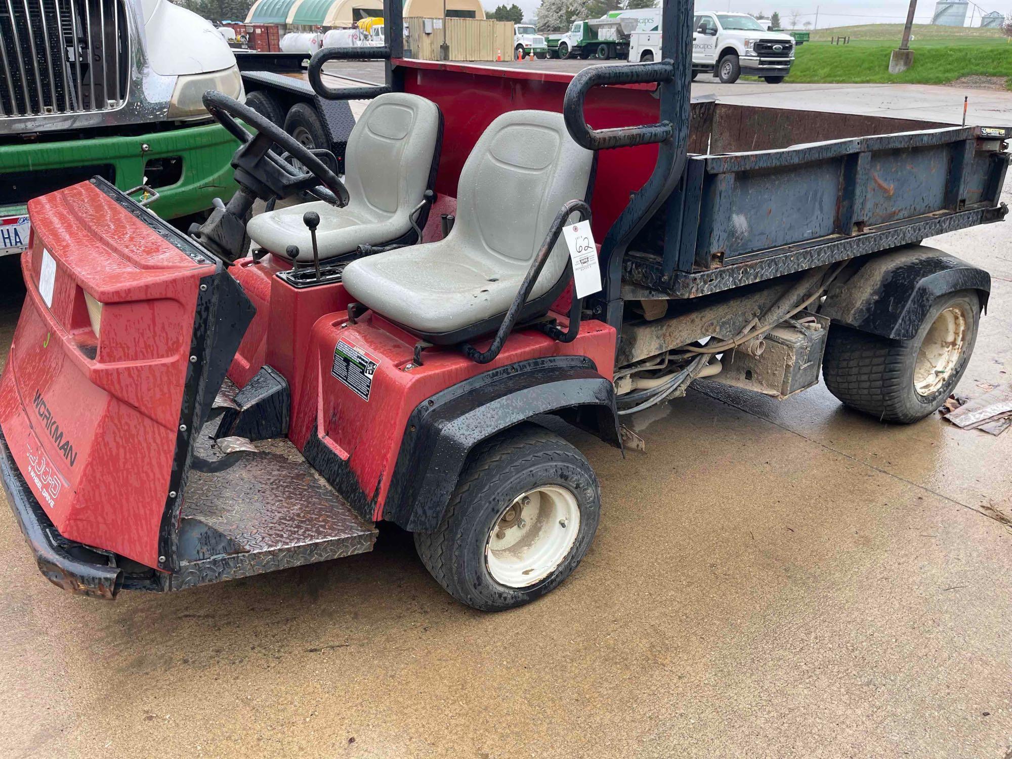 Toro Workman 4x4 utility vehicle, (Trans. needs work)