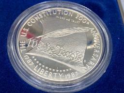 1987 United States Constitution Silver Dollar