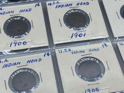 Indian Head Cents bid x 14