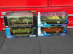 1:18 scale model cars Bid x 4