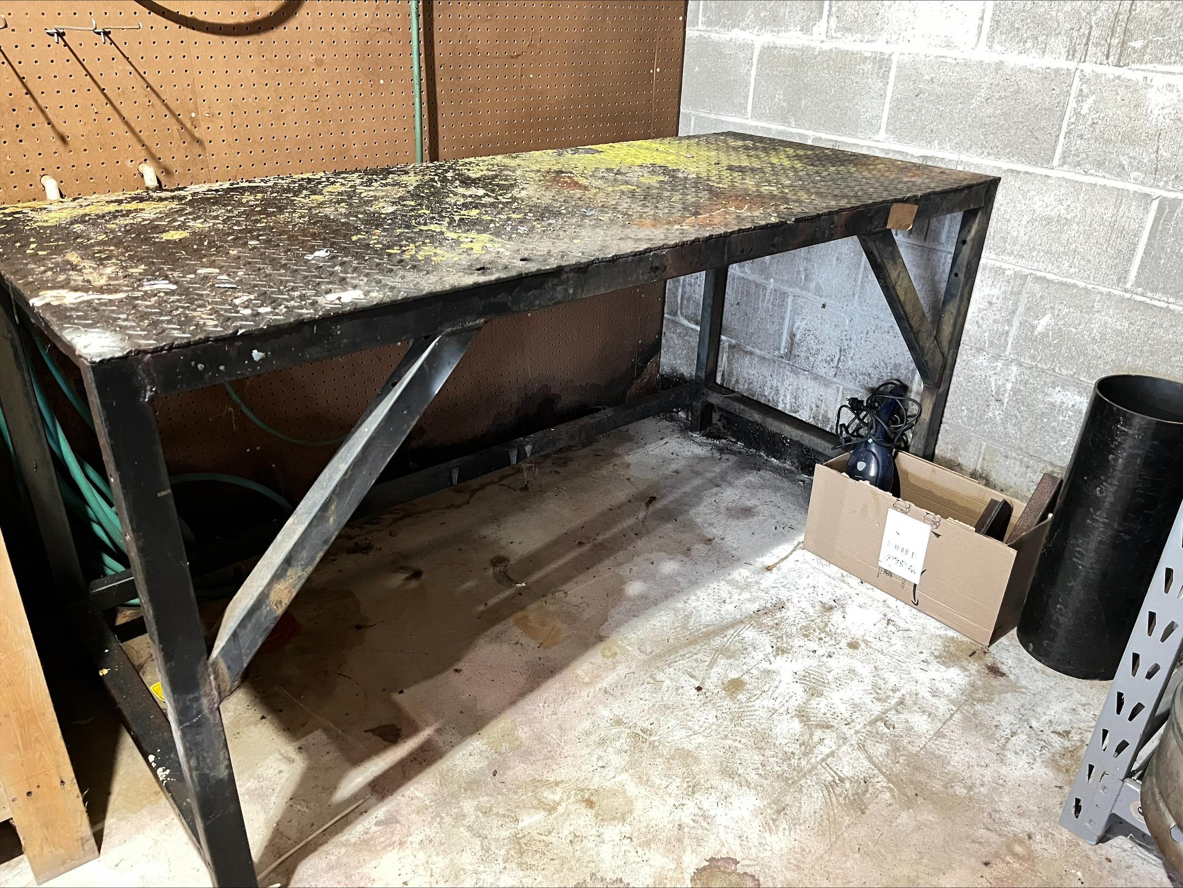 heavy steel work bench - misc iron