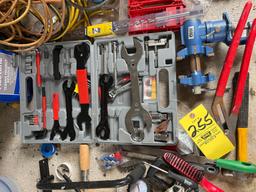 tool set - saw - vice - clamp - hardware