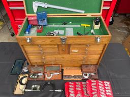 Machinist toolbox loaded with tooling