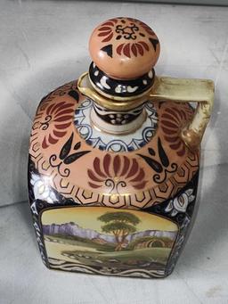 Nippon Porcelain Hand Painted Decanters