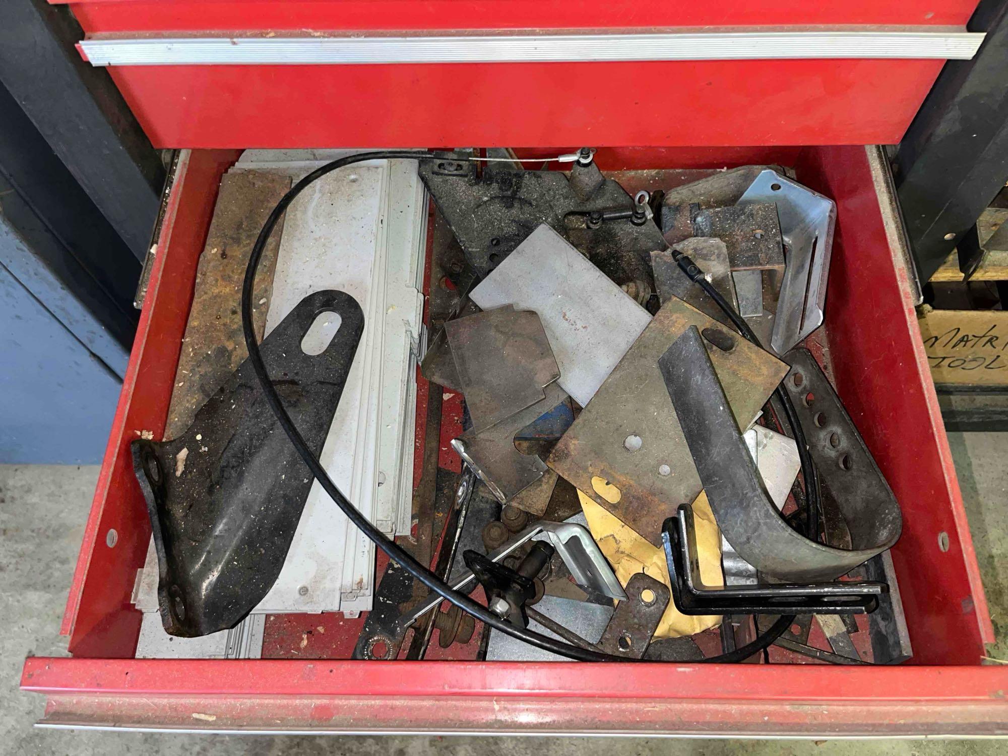 Iron, Scrap Metal, Bottom Contents of Workbench