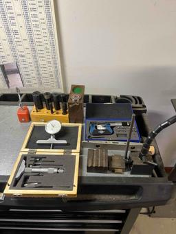 Tool Holders, Depth Gauges, Thread Micrometer, V Block