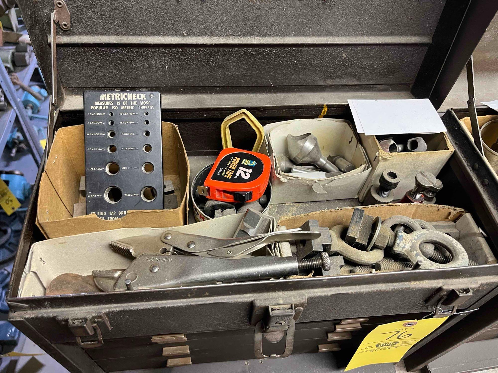 Machinist Toolbox with Machinist Tooling