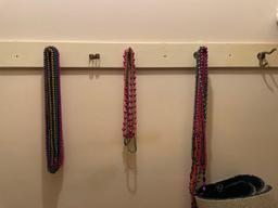 Contents of Closet- Rampage Speaker, Beads, Bookcase