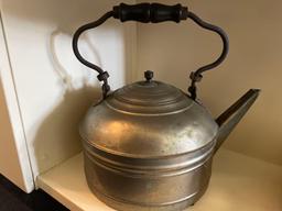 Vintage Tea Kettles and Tins