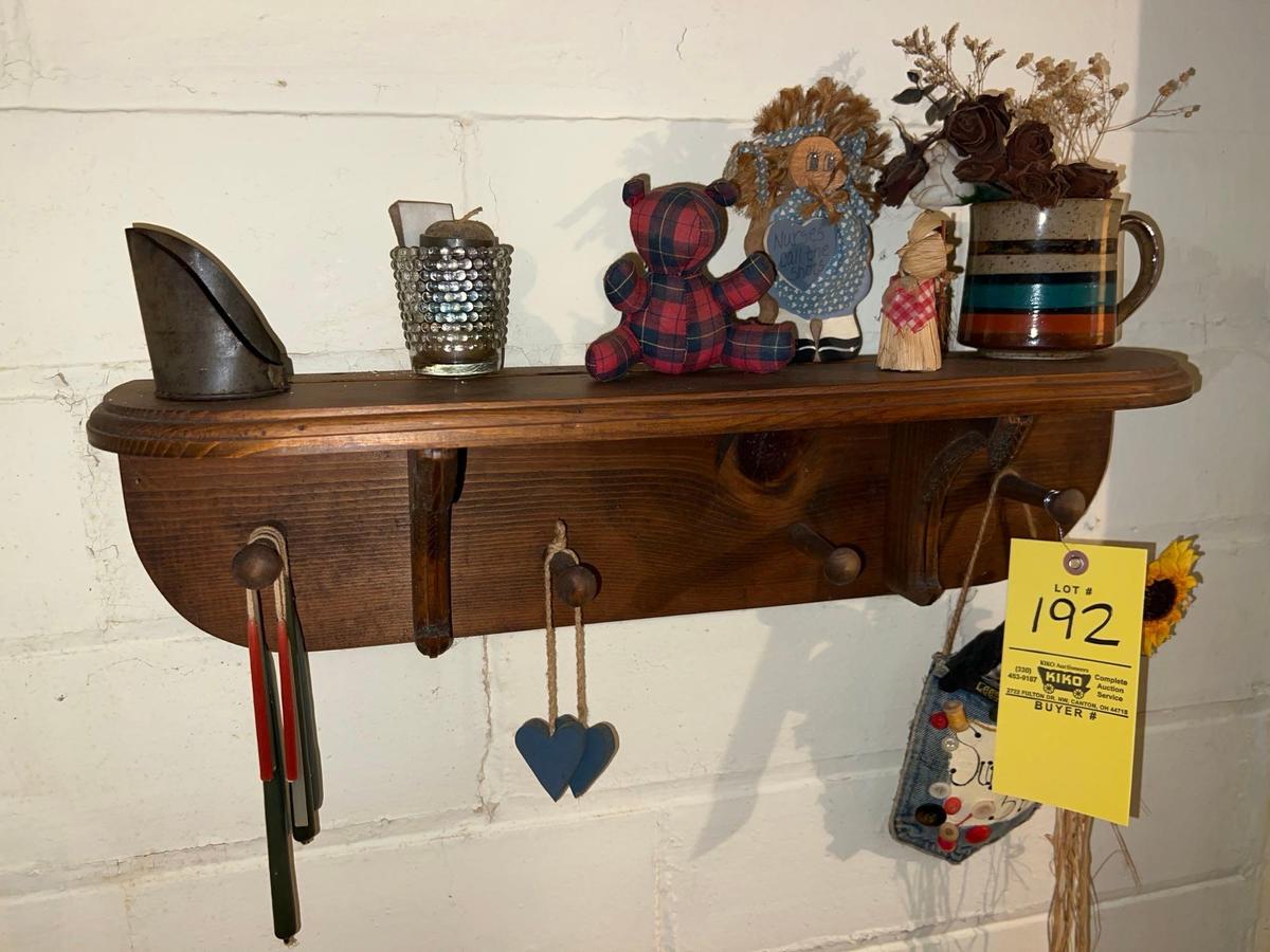 Primitive Shelf and Decor