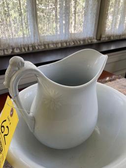 Vintage Wash Bowl and Pitcher