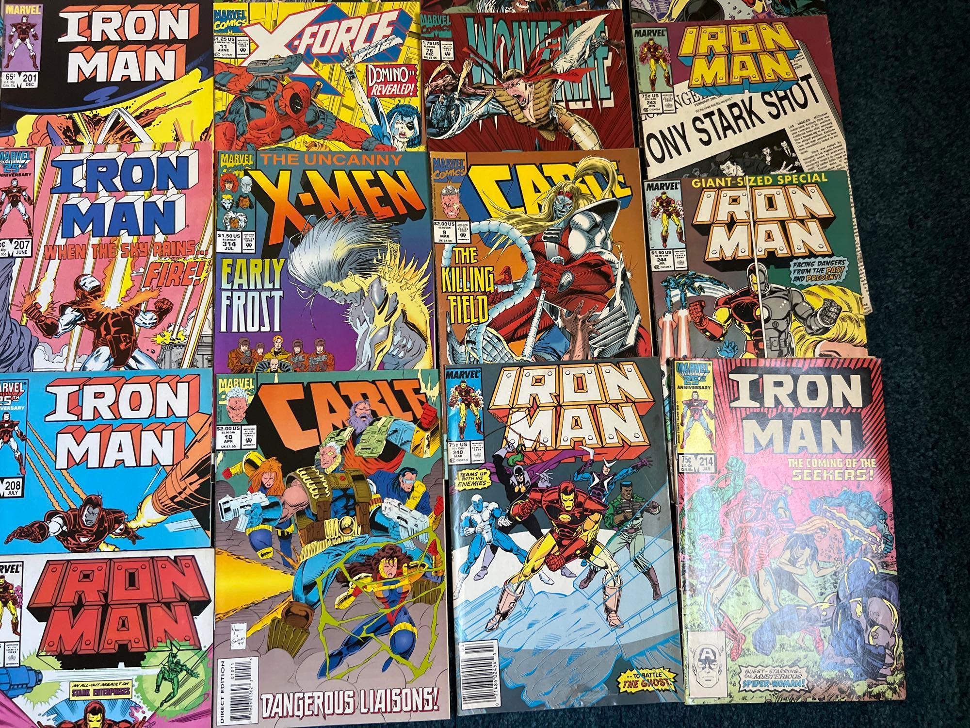 (50) Vintage Marvel Comic Books