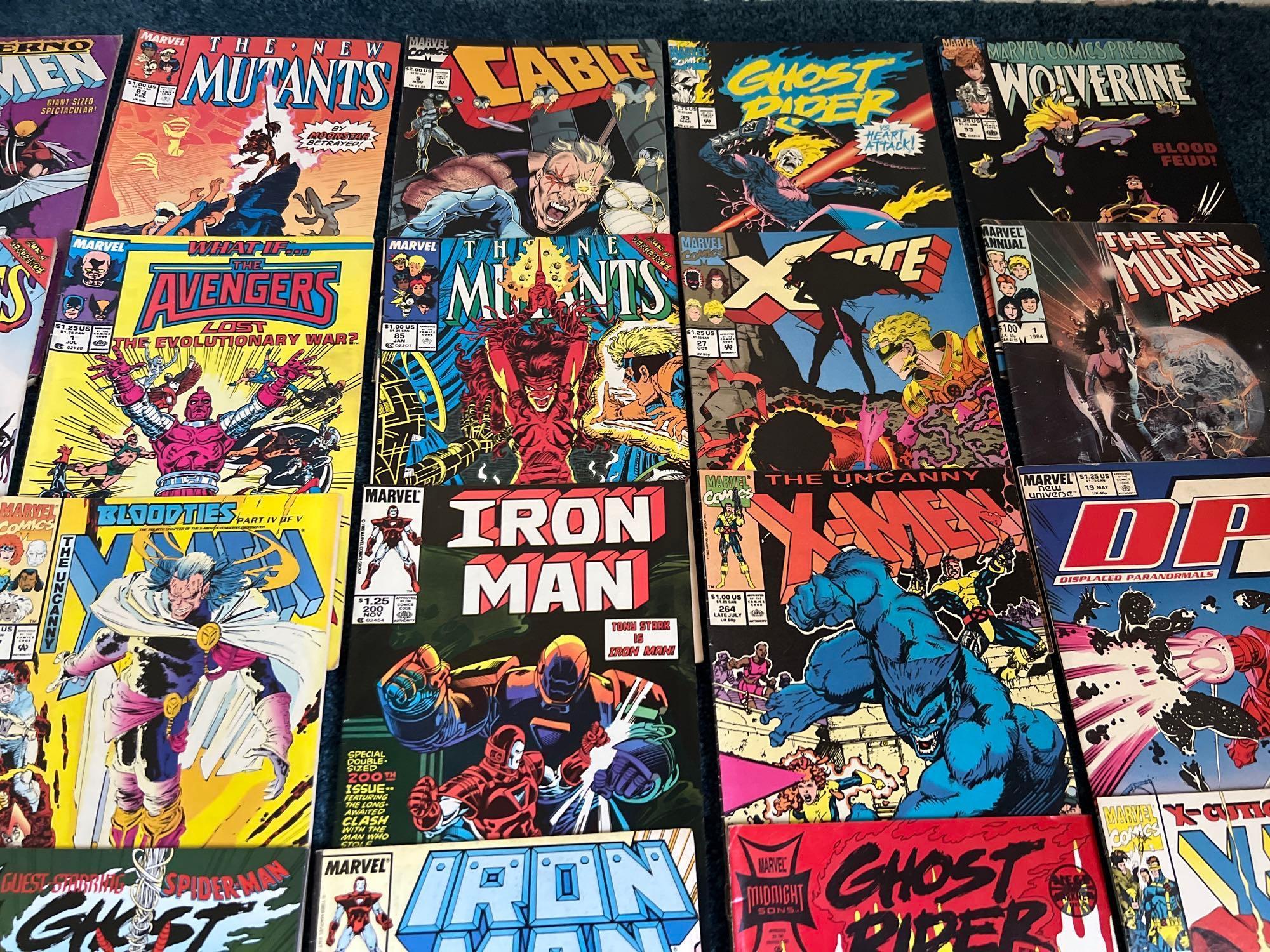 (50) Vintage Marvel Comic Books