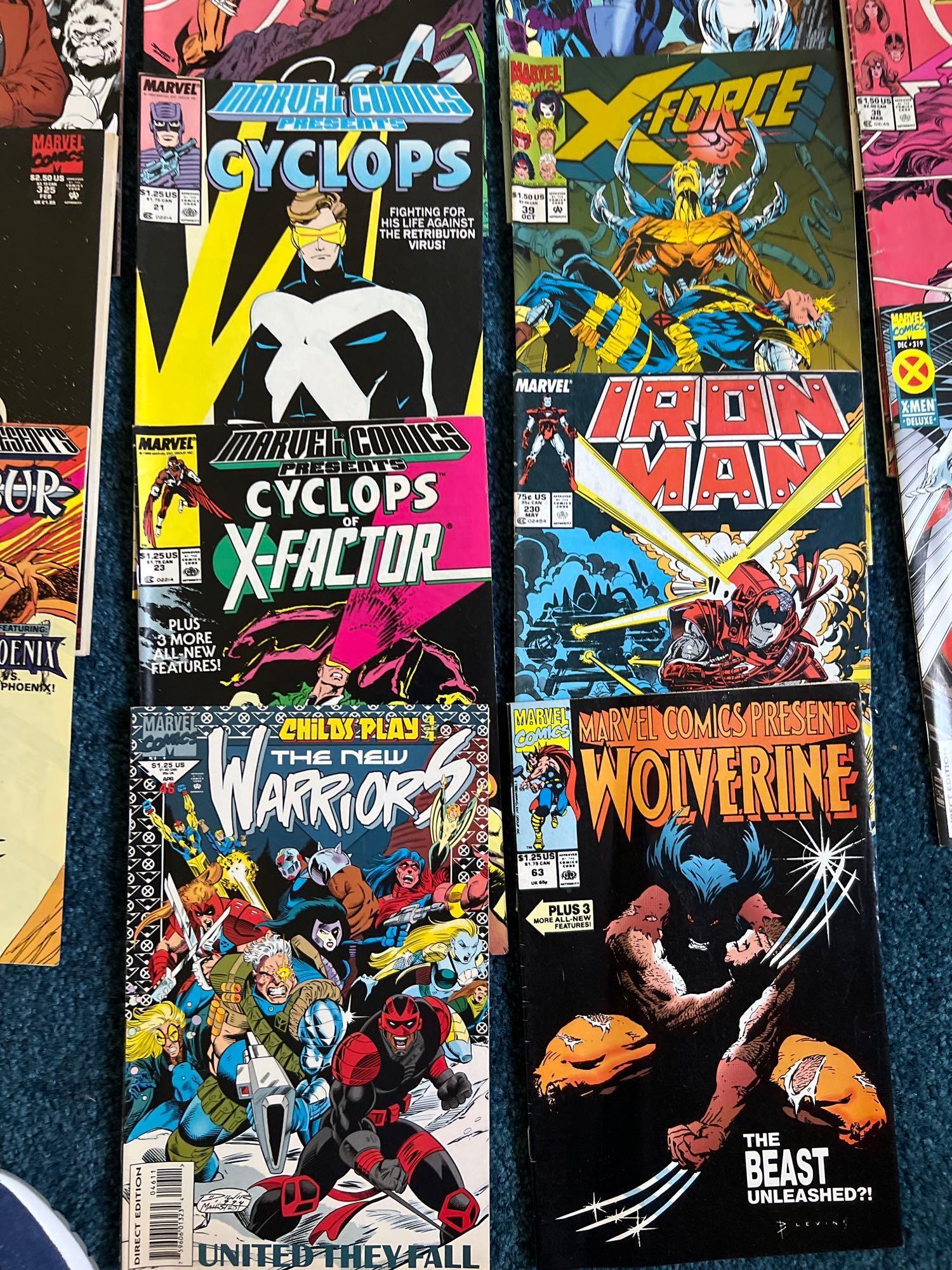 (50) Vintage Marvel Comic Books