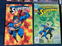 Vintage DC Comic Books Batman and Superman