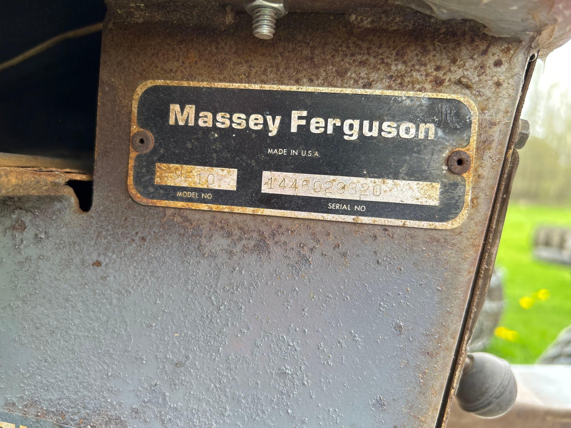 1976 Massey Ferguson 10 lawn tractor