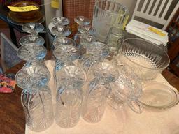 Pattern Glass, Stemware, Vases, Center Piece