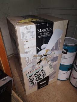 Marquis 52" White Ceiling Fan NIB